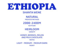Load image into Gallery viewer, Wholesale  Ethiopia - Sidamo Shanta Wene
